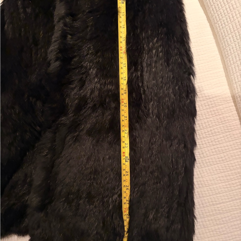 Black Rabbit Fur Vest - Picture 11 of 12